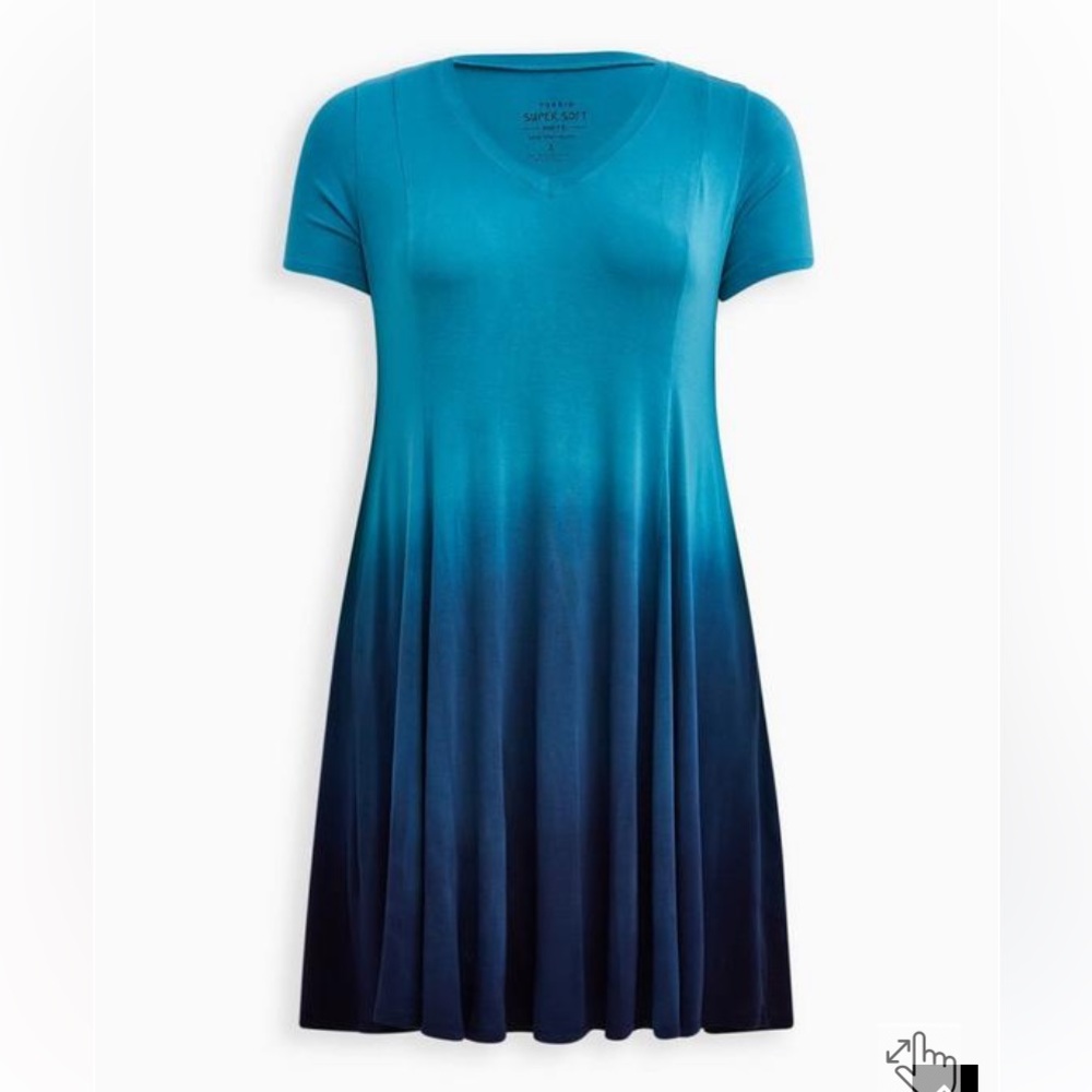 NWT Torrid Mini Super Soft Trapeze Dress with POCKETS!